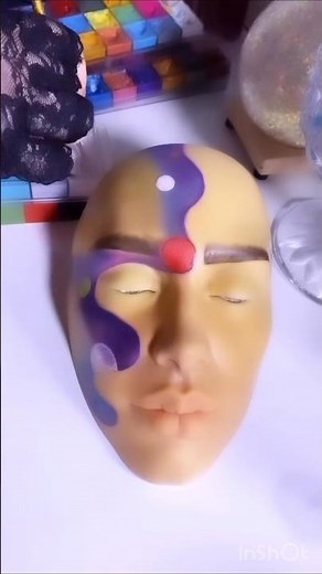 Galaxy Space Face Paint Tutorial 🌌✨#makeup #short #youtubeshorts #trending #tutorial #fyp