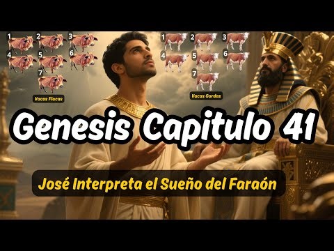 📖 Génesis Capítulo 41 | Jose Interpreta Sueño de Faraon y Pasa de la Cárcel al Trono en Egipto