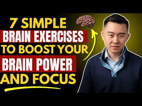 7 Simple Brain Exercises to Boost Your Brain Power and Focus | Science-Backed | Dr. Leonid Kim MD