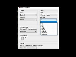 paano isetup ang units sa Autocad