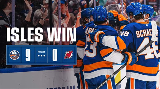 The Skinny: Islanders 9, Devils 0