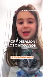 389K views · 4.5K reactions | 殺 Olivia encuentra a su primer amor gracias a una canción que le escribió con 5 años: "Se enteró cuando subí el video".  Al completo en la web de #YAhoraSonsoles. #yas #amor #infancia #niños | Y ahora Sonsoles | Facebook