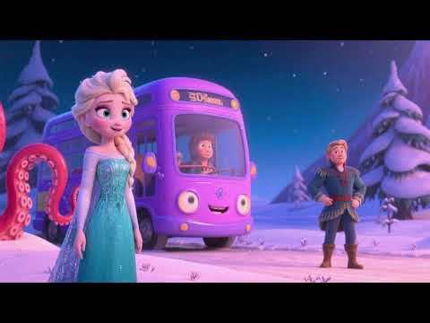 “Elsa and the Magical Octopus Bus 3 🐙✨ | Undersea Adventure Song for Kids!”