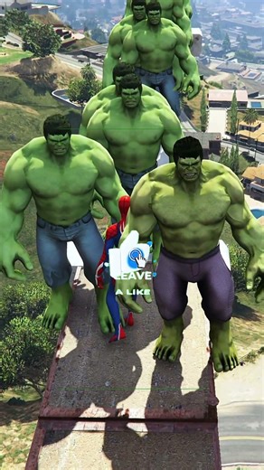 Ultimate Ragdoll Fight Spiderman vs Hulk GTA 5 | Gta v ragdolls GTAV #shorts #gtav #gta #gta5