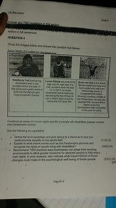 Construct an essay on human rights specific to people with disa... | Filo