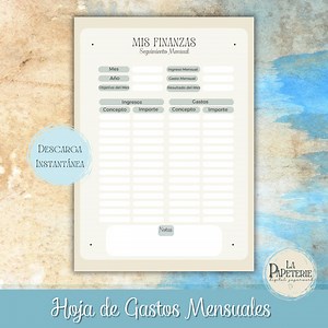 Monthly Expense Tracker PDF A4 | Expense Tracker and Budget | Personal Financial Organizer | Expense Sheet | My Finances - Etsy Canada