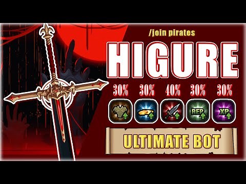 (Seasonal) Higure - 30% Class, Rep, Exp, Gold and 40% Damage to all (Ultimate Bot) || GRIMLITE REV