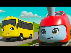 🚆Animals Train Song | Learning Songs for Kids 🎶 | Sing Along Nursery Rhymes
