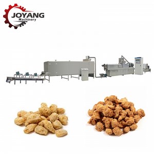 [Hot Item] Tvp Tsp High Fiber Soya Protein Flakes Chunks Processing Line