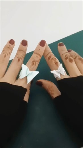 Diy Cute Paper Ring💍| origami craft #papercraft #origamicraft #shorts