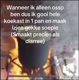 Heksensoep: Grappig recept voor alleen zijn