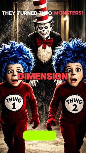 ​They Turned Into Monsters! 😱 (Cat In The Hat Analog Horror Part 1) #shorts #horrorstories