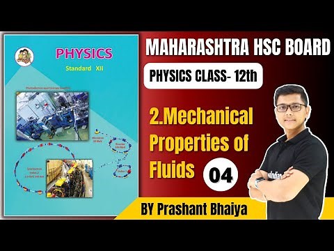 P-4 chapter 2 Mechanical Properties of fluids class 12 Physics new syllabus maharashtra board #nie