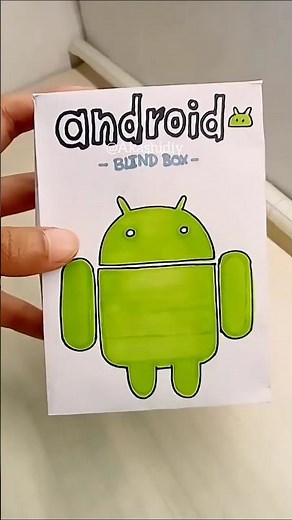 Android paper blind box unboxing|💫✨ handmade #asmr #blindbox #unboxing #viral #shorts