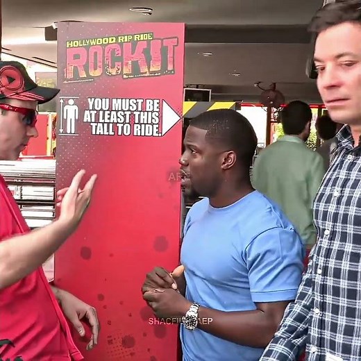 Kevin Hart And Jimmy Fallon Ride a Roller Coaster😭 | #kevinhart #jimmyfallon #funny #edit