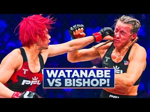 NO COMMS JAPAN v USA FIGHT! 🇯🇵🇺🇸 | Kana Watanabe 渡辺華奈 v Jena Bishop | Full Fight | PFL WT 2