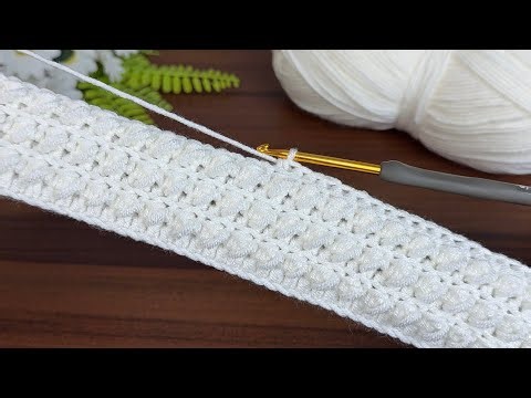 •\tStunning 3D Crochet Stitch Tutorial | Easy & Beautiful Pattern