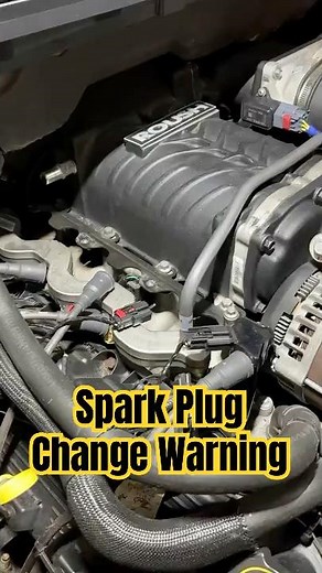 CAUTION! Spark Plug Change Precaution: Use Compressed Air To Clean Spark Plug Wells #shorts