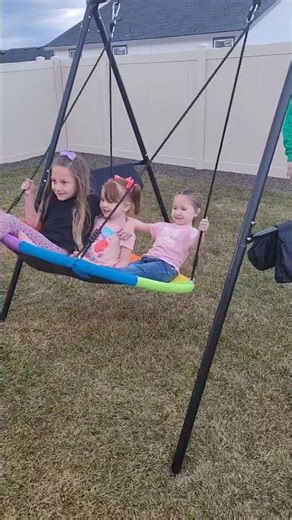 OUTDOOR PLAY SWING FROM AMAZON | COMPACT OUTDOOR PLAY SWING | KIDS SWING #ad