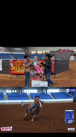 🔥 Big congratulations to Cassie Morton and her horse “Scootin In The Dark”! This powerhouse team lit up the arena with a smoking 15.319, taking home 1st place in the 2D short go at The Mega Barrel Race in Shelbyville, Tennessee! Way to hustle, Cassie — y’all sure made it look easy! 🐎💨💥 Cowpokes Work & Western The MEGA Barrel Race Brent Puhl Cooper Steel Arena (IBRA) International Barrel Racing Association | The "Fast" Horse Resource