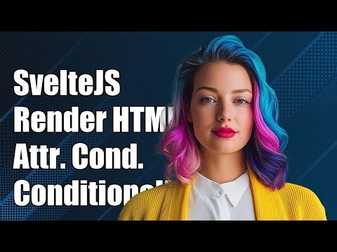 Sveltejs render html attribute conditionally