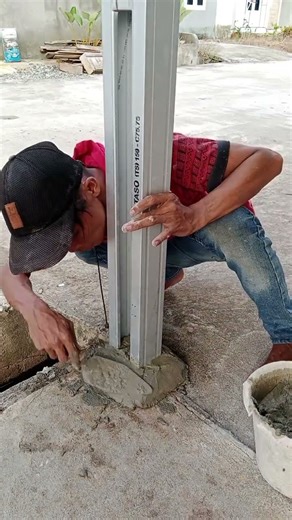 cara cor tiang baja ringan
