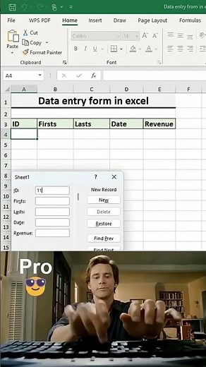 MS excel To Data entry in Short Trick 2025 ।।🔥‼️Data Entry in Excel #ytshorts #excel #mstechtricks
