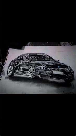 BMW 💀 Bayerische Motoren Werke...#bmwm5 #bmwmmotorsport #bmw #shorts #sketch #hyperrealism