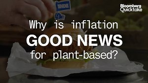 3.2K views | "It only makes plant-based even more attractive to consumers." Food inflation is actually good news for the plant-based food market. Andre Menezes, the CEO of soy-based chicken startup Next Gen Foods, explains why https://trib.al/Sv2Qfrb | Bloomberg Originals | Facebook