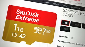 MicroSD Cards Packing 1TB of Storage Arrive This Spring