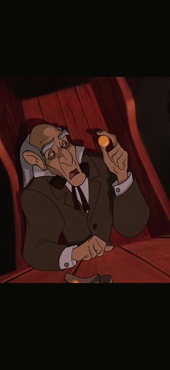 Monsieur D'Arque y Gaston en La Bella y la Bestia