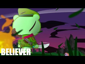 "LARGA VIDA AL REY" Believer - Happy Tree Friends (AMNESIA 6) ANIMATION