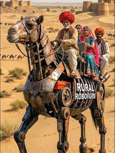 RoboFarm Camel Vehicle: A New Era in Rural Innovation