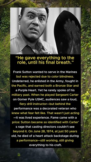 Frank Sutton: The Soldier Behind Sergeant Carter