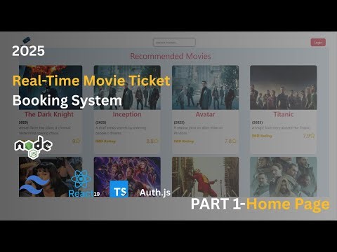 Part 1: Real-time Movie Ticket Booking System using MERN | Full Project + Admin Dashboard (2025)