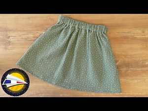 Coudre une jupe pour enfants avec élastique | Explications sans patron | DIY