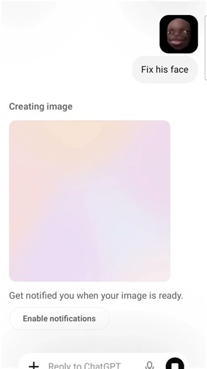 Telling ai to fix this guys face😔✌️ #ai #memes #funny