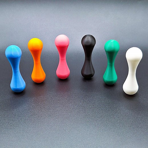 Knucklebone Fidget Toy: Eco-friendly Rolling Flipping Skill Toy, Handmade in USA, 30 Colors - Etsy
