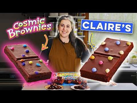 I Tried Making Homemade Cosmic Brownies | Claire Recreates