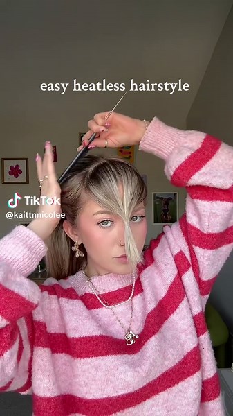 Easy Heatless Hairstyle Tutorial for Spring and Summer