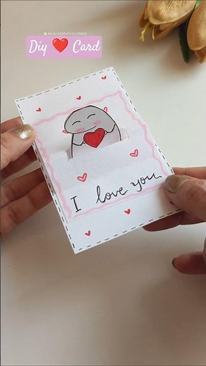 DIY Handmade Pop-Up LOVE CARD for in Minutes!