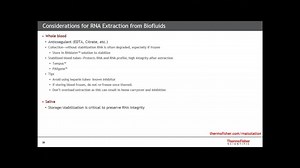 Fundamentals of RNA Isolation - Scientific Videos | Thermo Fisher Scientific US