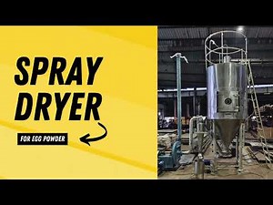 Egg Powder Spray Dryer | Egg Powder Dehydration Machine | Spray Dryer | ‪@genextechindustries‬