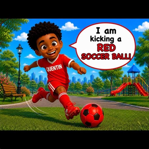 Learn The Color Red With Quentin. #preschoollearning #toddlerlearning #kidslearning