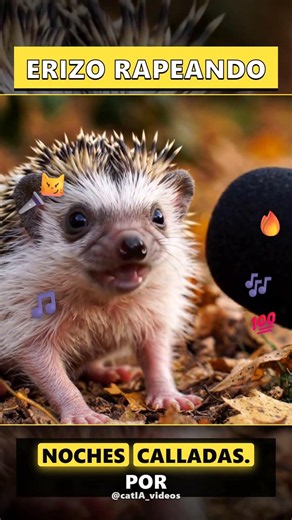 The HEDGEHOG who raps because he was born for this 🦔🎤
