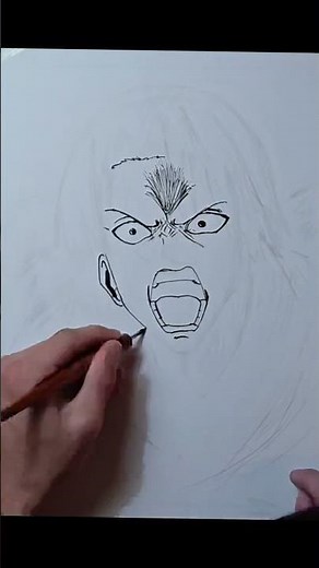 Levi Ackerman Drawing Timelapse #drawing #attackontitan #leviackerman