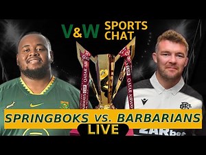 Springboks Take on the Barbarians in a Thrilling Clash!