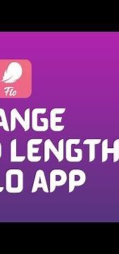 How to Change Period Length on Flo (2024) | Flo App Tutorial