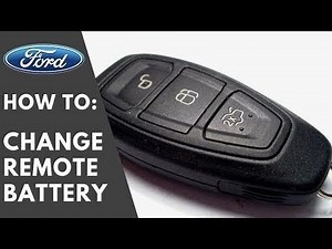 How to replace the battery of a Ford Kuga key