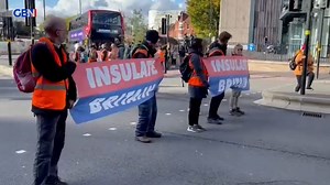2.8K views · 67 reactions | WATCH  Insulate Britain protesters shutdown ANOTHER major road, this time in the centre of Birmingham. | GB News | Facebook